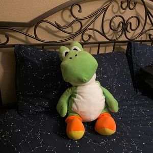 Yoshi big plush! 🍄 ⭐️ Super Mario Bros.     watch video! 📼 pillow buddy.